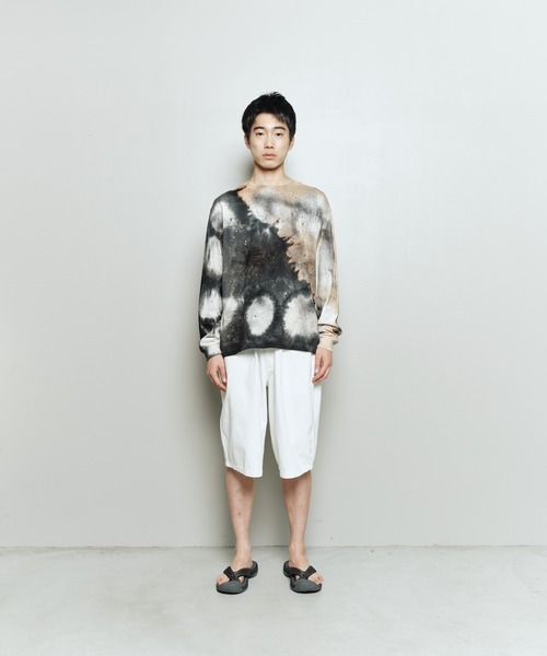 bal(バル)の「LOGO TIE DYE LS TEE by YUKIDYE(Tシャツ/カットソー・メンズ・ブラック・3/2/1/0)」の3枚目の写真