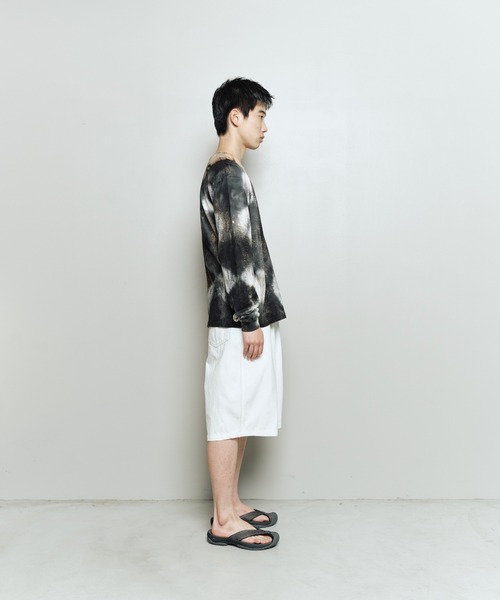bal(バル)の「LOGO TIE DYE LS TEE by YUKIDYE(Tシャツ/カットソー・メンズ・ブラック・3/2/1/0)」の4枚目の写真