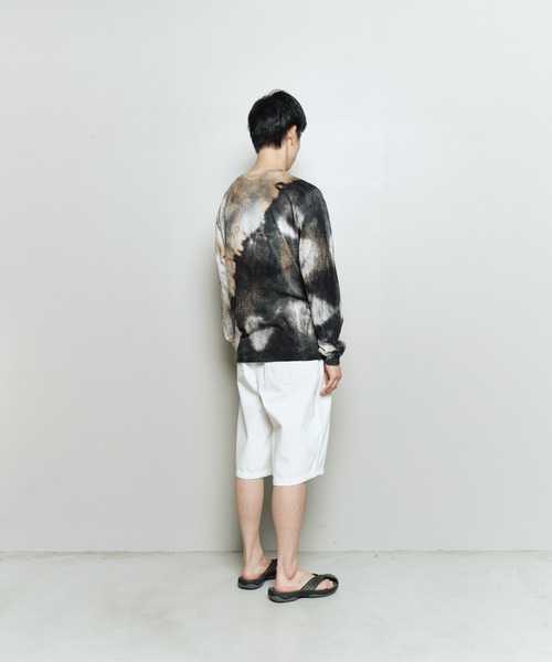 bal(バル)の「LOGO TIE DYE LS TEE by YUKIDYE(Tシャツ/カットソー・メンズ・ブラック・3/2/1/0)」の5枚目の写真