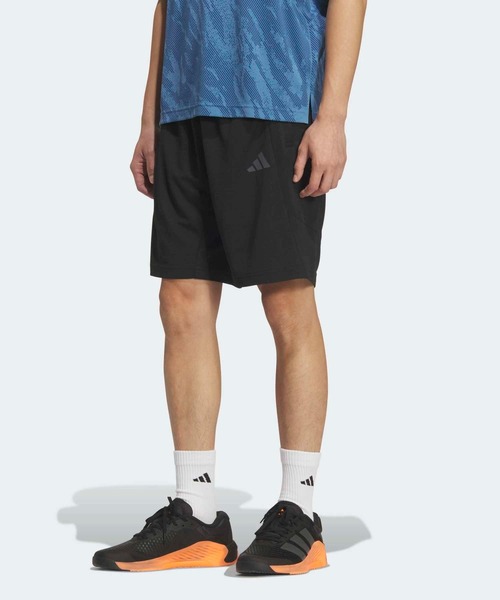 adidas(アディダス)の「テック エッセンシャルズ クール タッチ レギュラーフィット ステルス スリーバー 9インチ ショーツ / ハーフパンツ / アディダス adidas(その他パンツ・メンズ・ブラック・XX-LARGE/3XL/LARGE/X-LARGE/X-SMALL/SMALL/MEDIUM)」の1枚目の写真