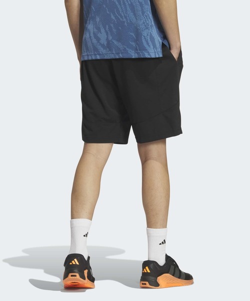adidas(アディダス)の「テック エッセンシャルズ クール タッチ レギュラーフィット ステルス スリーバー 9インチ ショーツ / ハーフパンツ / アディダス adidas(その他パンツ・メンズ・ブラック・XX-LARGE/3XL/LARGE/X-LARGE/X-SMALL/SMALL/MEDIUM)」の2枚目の写真