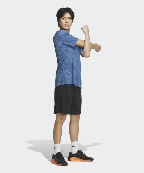adidas(アディダス)の「テック エッセンシャルズ クール タッチ レギュラーフィット ステルス スリーバー 9インチ ショーツ / ハーフパンツ / アディダス adidas(その他パンツ・メンズ・ブラック・XX-LARGE/3XL/LARGE/X-LARGE/X-SMALL/SMALL/MEDIUM)」の5枚目の写真