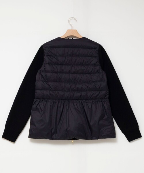 NOLLEY’S(ノーリーズ)の「【WEB&一部店舗限定色アイテム】【TAION/タイオン】ニットコンビダウンジャケット(ダウンジャケット/コート・レディース・ネイビー/オフホワイト/ブラック・FREE)」の13枚目の写真