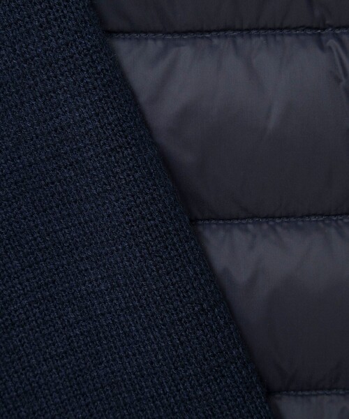 NOLLEY’S(ノーリーズ)の「【WEB&一部店舗限定色アイテム】【TAION/タイオン】ニットコンビダウンジャケット(ダウンジャケット/コート・レディース・ネイビー/オフホワイト/ブラック・FREE)」の5枚目の写真