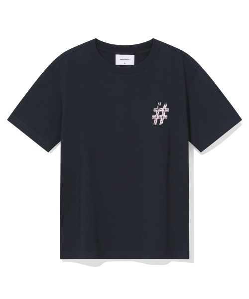 BEENTRILL(ビントリル)の「ウィメンズヴィンテージハッシュタグ半袖Tシャツ(チャコール)(Tシャツ/カットソー・レディース・その他・SMALL/X-SMALL)」の2枚目の写真