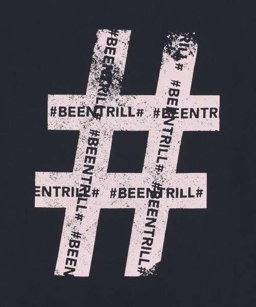 BEENTRILL(ビントリル)の「ウィメンズヴィンテージハッシュタグ半袖Tシャツ(チャコール)(Tシャツ/カットソー・レディース・その他・SMALL/X-SMALL)」の3枚目の写真