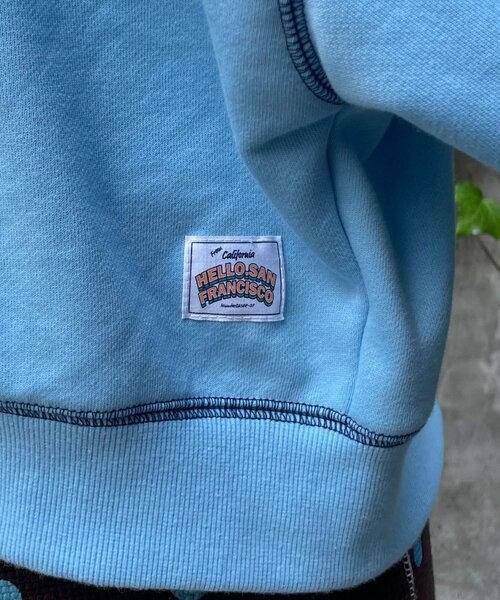HELLO.SANFRANCISCO(ハローサンフランシスコ)の「【HELLO.SANFRANCISCO/ハローサンフランシスコ】2WAY配色リボンスウェット(Tシャツ/カットソー・レディース・ブルー/グレー・ONE SIZE)」の20枚目の写真