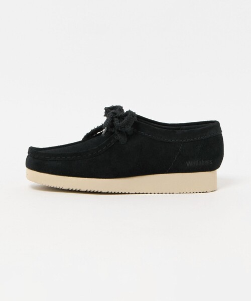 Clarks Originals(クラークスオリジナルズ)の「【WEB限定】<Clarks Originals>ワラビーライト / Wallabee Lite(モカシン/デッキシューズ・レディース・ブラック/ベージュ・UK 5/UK 4/UK 6)」の2枚目の写真