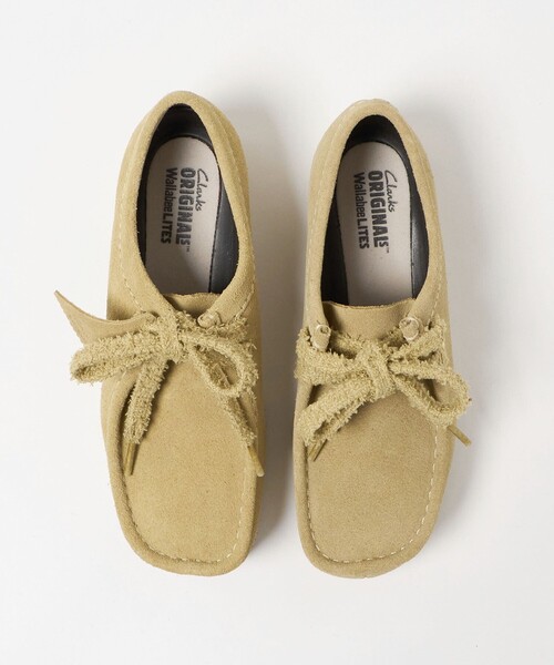 Clarks Originals(クラークスオリジナルズ)の「【WEB限定】<Clarks Originals>ワラビーライト / Wallabee Lite(モカシン/デッキシューズ・レディース・ブラック/ベージュ・UK 5/UK 4/UK 6)」の12枚目の写真