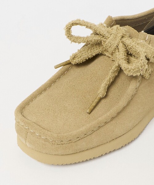Clarks Originals(クラークスオリジナルズ)の「【WEB限定】<Clarks Originals>ワラビーライト / Wallabee Lite(モカシン/デッキシューズ・レディース・ブラック/ベージュ・UK 5/UK 4/UK 6)」の7枚目の写真