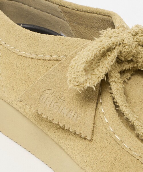 Clarks Originals(クラークスオリジナルズ)の「【WEB限定】<Clarks Originals>ワラビーライト / Wallabee Lite(モカシン/デッキシューズ・レディース・ブラック/ベージュ・UK 5/UK 4/UK 6)」の5枚目の写真
