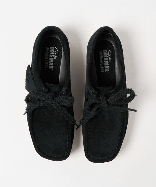 Clarks Originals(クラークスオリジナルズ)の「【WEB限定】<Clarks Originals>ワラビーライト / Wallabee Lite(モカシン/デッキシューズ・レディース・ブラック/ベージュ・UK 5/UK 4/UK 6)」の3枚目の写真