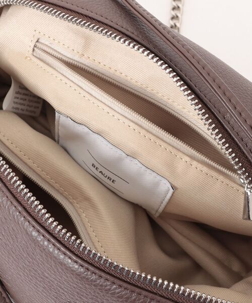 Beau're(ヴュレ)の「【BEAURE】カウレザー3WAYストラップボストン B-26411(ショルダーバッグ・レディース・シルバー/ブラウン/ブラック・FREE)」の10枚目の写真