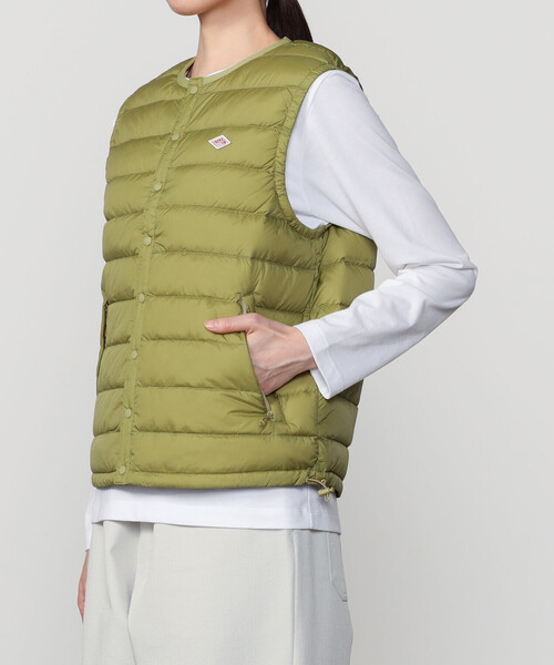 DANTON(ダントン)の「DANTON | インナーダウンベスト WOMEN(ダウンベスト・レディース・ブラック系その他/グリーン系その他/オフホワイト/ブラック・M/S)」の18枚目の写真