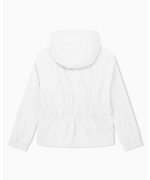 ARMANI EXCHANGE(アルマーニエクスチェンジ)の「【A|X アルマーニ エクスチェンジ】クリンクルナイロン フーデッドナイロンジャケット(ナイロンジャケット・レディース・ホワイト・X-SMALL/X-LARGE/SMALL/MEDIUM/LARGE)」の7枚目の写真