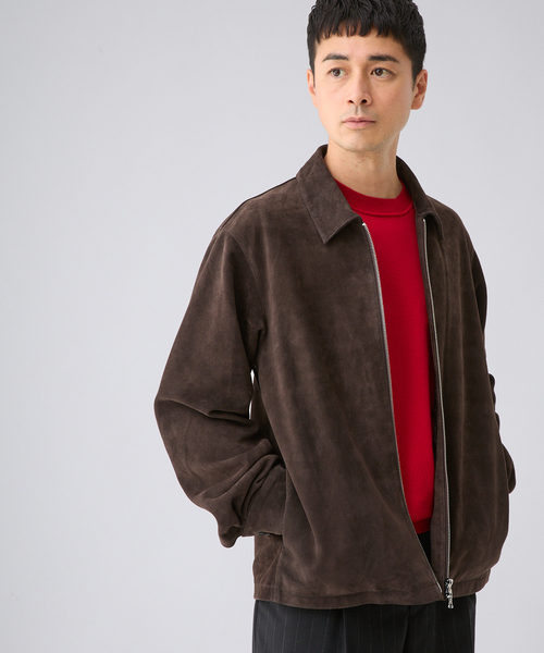 EDIFICE(エディフィス)の「ラムレザージップシャツ(ライダースジャケット・メンズ・ブラック/ブラウン・MEDIUM/LARGE)」の17枚目の写真