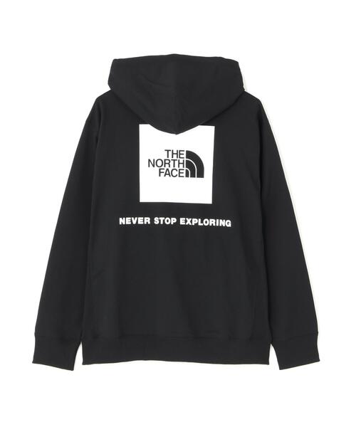 THE NORTH FACE(ザノースフェイス)の「THE NORTH FACE/ザ・ノース・フェイス/Back Square Logo Hoodie(パーカー・メンズ・チャコールグレー/ブラック・M/S/XL/L)」の3枚目の写真