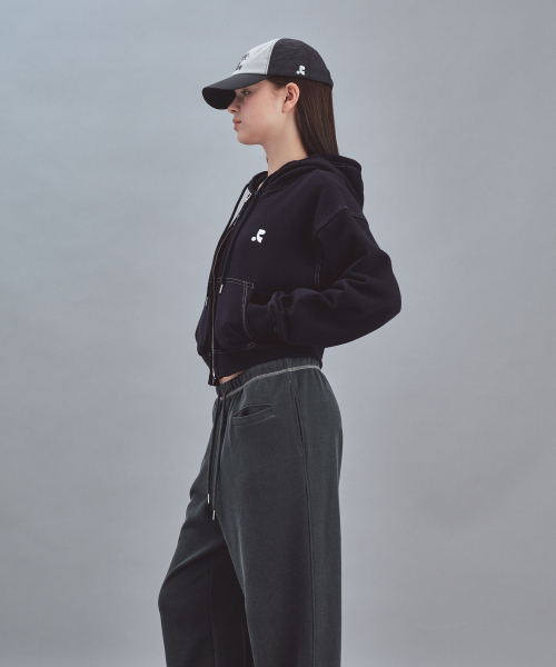 Rest&Recreation（レストアンドレクリエーション）の「STITCH CROPPED HOOD ZIP-UP - DARK NAVY（パーカー・メンズ・その他・ONE）」の4枚目の写真