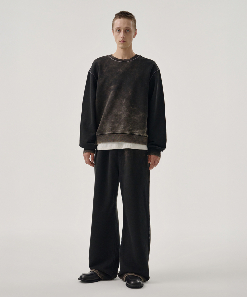 MMIC（エムエムアイシー）の「SHADE LAYER SWEATSHIRT (BLACK)（スウェット・メンズ・その他・MEDIUM/LARGE）」の2枚目の写真