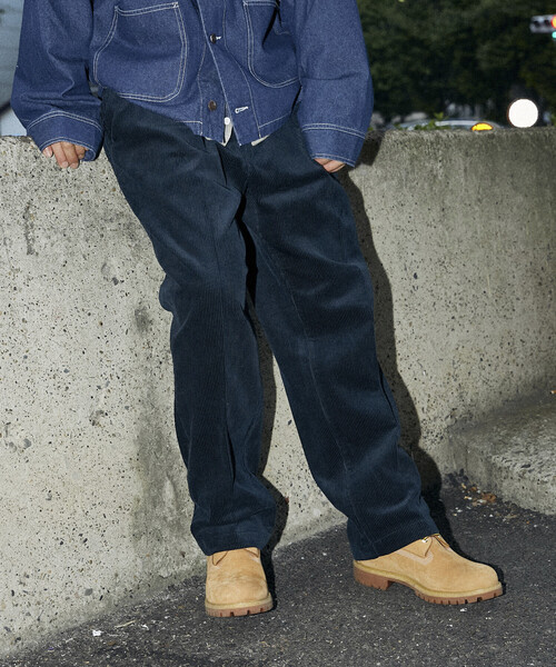 RED KAP(レッドキャップ)の「RED KAP/レッドキャップ 別注 SMU PT-38 SETUP 2TUCK CORDUROY WIDE PANTS/2タック コーデュロイ ワイドパンツ(その他パンツ・メンズ・ブラウン/ネイビー/グリーン/ブラック/ベージュ・MEDIUM/SMALL/LARGE)」の5枚目の写真