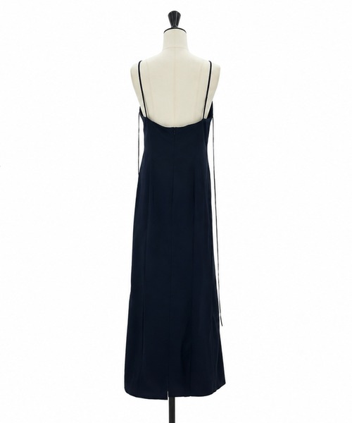 RIV NOBUHIKO(リブノブヒコ)の「【riv nobuhiko/リブノブヒコ】《STUDIOUS別注》FLOWER CAMISOLE DRESS/フラワーキャミソールドレス(ワンピース・レディース・ネイビー/ブラック・FREE)」の4枚目の写真