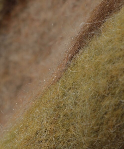 TOWNCRAFT(タウンクラフト)の「TOWNCRAFT: MOHAIR SHAGGY JACQUARD CARDIGAN(カーディガン/ボレロ・メンズ・マスタード/ブラック・SMALL/MEDIUM)」の8枚目の写真