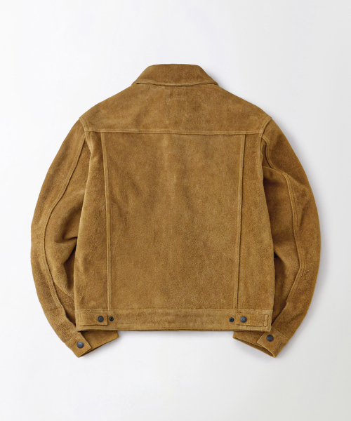 OUTSTANDING（アウトスタンディング）の「[MUT lab] 60S ROUGHOUT TRUCKER JACKET_TOBACCO（デニムジャケット・メンズ・その他・X-LARGE/MEDIUM/LARGE）」の2枚目の写真