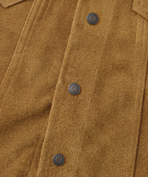OUTSTANDING（アウトスタンディング）の「[MUT lab] 60S ROUGHOUT TRUCKER JACKET_TOBACCO（デニムジャケット・メンズ・その他・X-LARGE/MEDIUM/LARGE）」の4枚目の写真