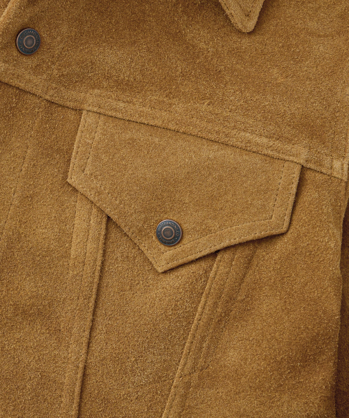 OUTSTANDING（アウトスタンディング）の「[MUT lab] 60S ROUGHOUT TRUCKER JACKET_TOBACCO（デニムジャケット・メンズ・その他・X-LARGE/MEDIUM/LARGE）」の5枚目の写真
