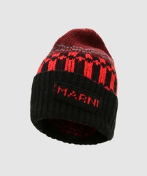 MARNI（マルニ）の「WOOL JACQUARD MIX / ニット帽（ニットキャップ/ビーニー）」