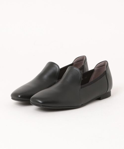 UnReef（アンリーフ）の「スリッポンシューズ（パンプス・レディース・ブラック/ダークグレー・24.0cm/24.5cm/23.5cm/22.5cm/23.0cm）」の2枚目の写真