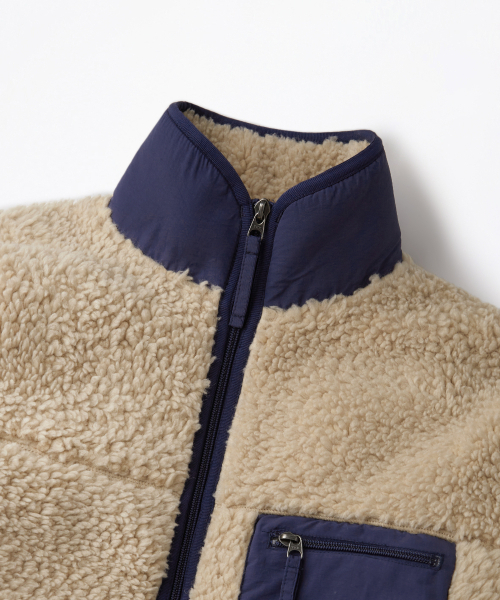 OUTSTANDING（アウトスタンディング）の「WOOL FLEECE MOUNTAIN JACKET_BEIGE（その他アウター・メンズ・その他・SMALL/MEDIUM/LARGE）」の3枚目の写真