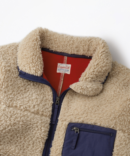 OUTSTANDING（アウトスタンディング）の「WOOL FLEECE MOUNTAIN JACKET_BEIGE（その他アウター・メンズ・その他・SMALL/MEDIUM/LARGE）」の4枚目の写真