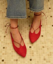 Another Edition | 【一部予約】レースアップフラットシューズ/AEBFC LaceUP FLT(サンダル)