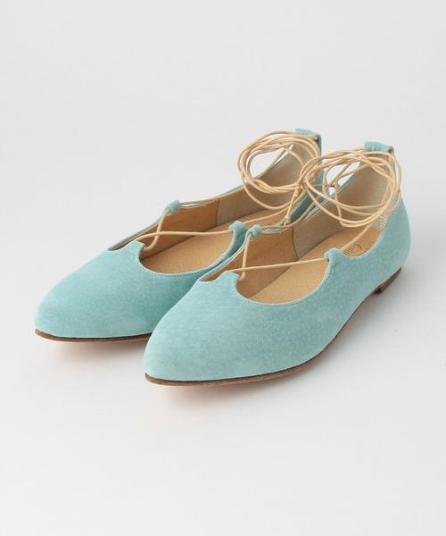 Another Edition（アナザーエディション）の「レースアップフラットシューズ/AEBFC LaceUP FLT◆（サンダル・レディース・ライム/レッド/ブラウン/ブラック・LARGE/MEDIUM/SMALL）」の4枚目の写真