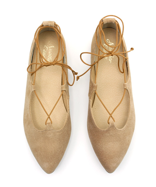 Another Edition（アナザーエディション）の「レースアップフラットシューズ/AEBFC LaceUP FLT◆（サンダル・レディース・ライム/レッド/ブラウン/ブラック・LARGE/MEDIUM/SMALL）」の6枚目の写真