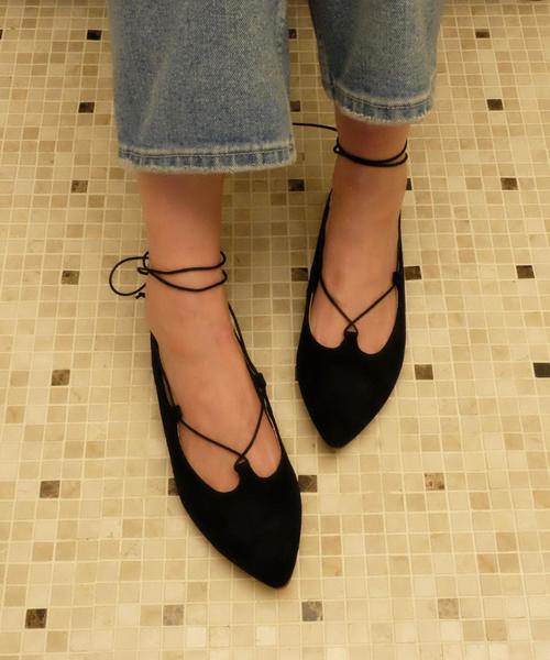 Another Edition（アナザーエディション）の「レースアップフラットシューズ/AEBFC LaceUP FLT◆（サンダル・レディース・ライム/レッド/ブラウン/ブラック・LARGE/MEDIUM/SMALL）」の18枚目の写真