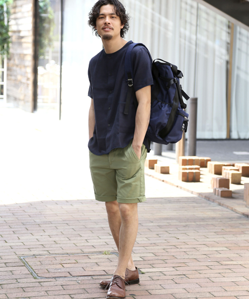 Denime（ドゥニーム）の「TWILL COLOR SHORTS/コットンツイル　カラーショートパンツ（その他パンツ・メンズ・ベージュ/グリーン/ホワイト・MEDIUM/X-LARGE/LARGE）」の18枚目の写真