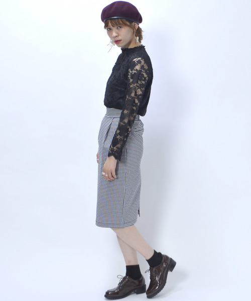 archives（アルシーヴ）の「レース地ブラウスプルオーバー（シャツ/ブラウス・レディース・オフホワイト/ブラック/ピンク系その他・MEDIUM）」の15枚目の写真