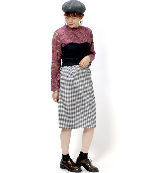 archives（アルシーヴ）の「レース地ブラウスプルオーバー（シャツ/ブラウス・レディース・オフホワイト/ブラック/ピンク系その他・MEDIUM）」の16枚目の写真