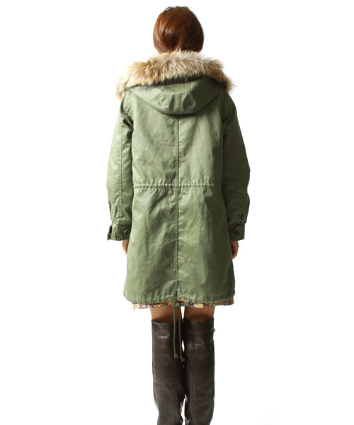 green label relaxing（グリーンレーベルリラクシング）の「GC C モッズ BOAコート GLRO （モッズコート・レディース・ベージュ/オリーブ・36/38/40）」の6枚目の写真