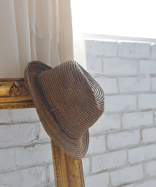 studio CLIP（スタディオクリップ）の「ラフィア中折れハット/2017SS（ハット・レディース・グレー/ナチュラル/ブラウン/イエロー・FREE）」の3枚目の写真