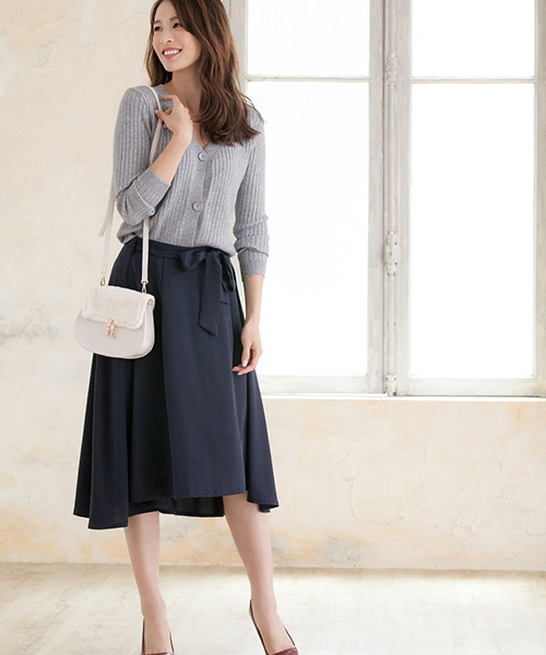 fifth(フィフス)の「コンパクトリブニットカーディガン(カーディガン/ボレロ・レディース・グレー/ベビーピンク/ブラック/ベージュ/ネイビー/ブラウン/ホワイト/マスタード/ピンク・MEDIUM)」の22枚目の写真