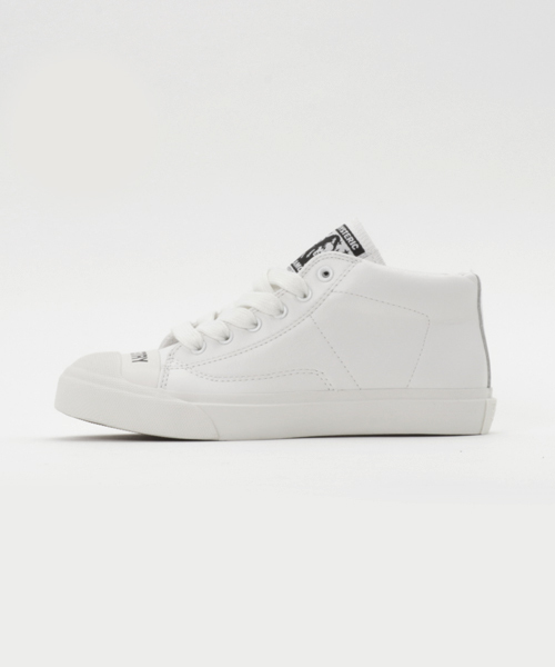 HYSTERIC GLAMOUR(ヒステリックグラマー)の「BEATNIKS POETRY MID-CUTスニーカー(スニーカー・レディース・ホワイト/ブラック/ダークブラック・23cm/24cm/25cm)」の4枚目の写真