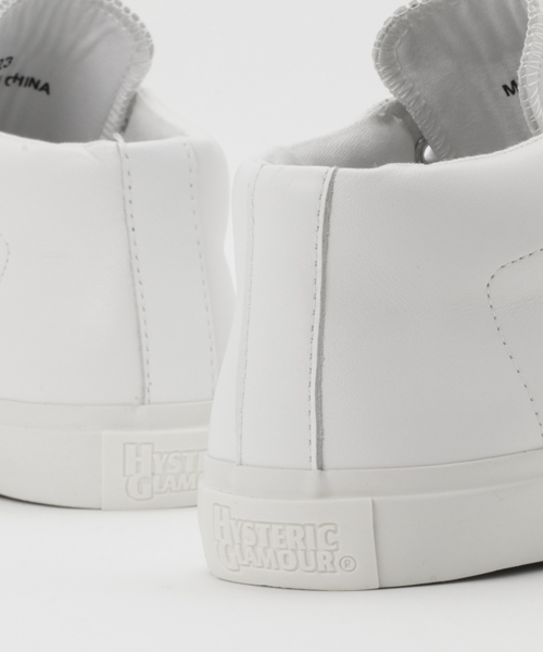 HYSTERIC GLAMOUR(ヒステリックグラマー)の「BEATNIKS POETRY MID-CUTスニーカー(スニーカー・レディース・ホワイト/ブラック/ダークブラック・23cm/24cm/25cm)」の10枚目の写真