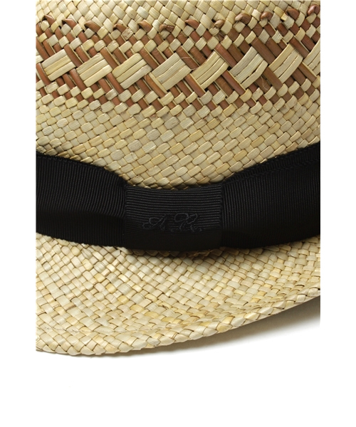 AMERICAN RAG CIE（アメリカンラグシー）の「AMERICANRAGCIEハット(104-ABT-W PANDAN HAT)（ハット・メンズ・ブラック/ベージュ・SMALL/MEDIUM）」の6枚目の写真