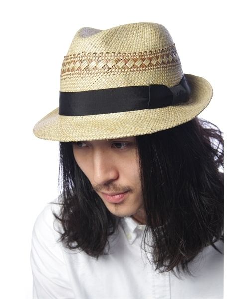 AMERICAN RAG CIE（アメリカンラグシー）の「AMERICANRAGCIEハット(104-ABT-W PANDAN HAT)（ハット・メンズ・ブラック/ベージュ・SMALL/MEDIUM）」の9枚目の写真