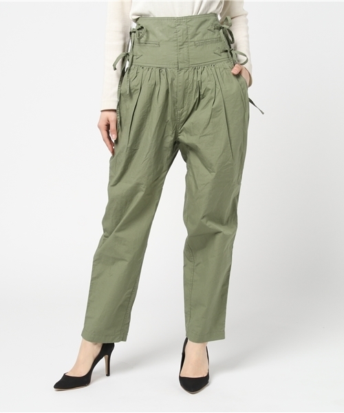 SLY(スライ)の「SIDE RIBBON HW テ-パ-ドPT(その他パンツ・レディース・ライトピンク/ブラック/カーキ・0/2/1)」の14枚目の写真