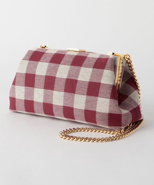 MANSUR GAVRIEL(マンサーガブリエル)の「<MANSUR GAVRIEL(マンサー ガブリエル)>チェック クラッチバッグ■■■(クラッチバッグ・レディース・ブラック/レッド・FREE)」の8枚目の写真