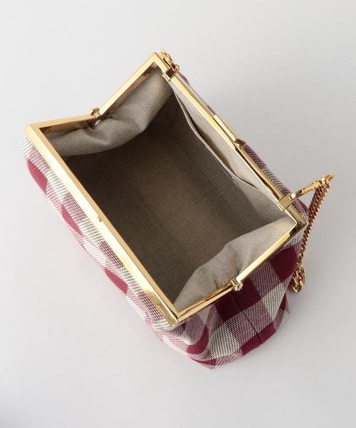 MANSUR GAVRIEL(マンサーガブリエル)の「<MANSUR GAVRIEL(マンサー ガブリエル)>チェック クラッチバッグ■■■(クラッチバッグ・レディース・ブラック/レッド・FREE)」の7枚目の写真